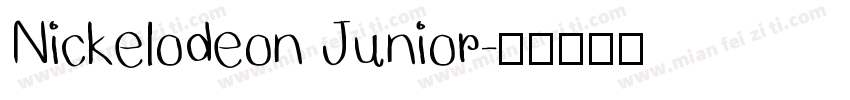 Nickelodeon Junior字体转换